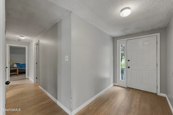 wooden floor in a room
