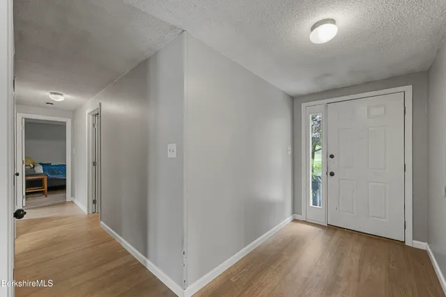 wooden floor in a room