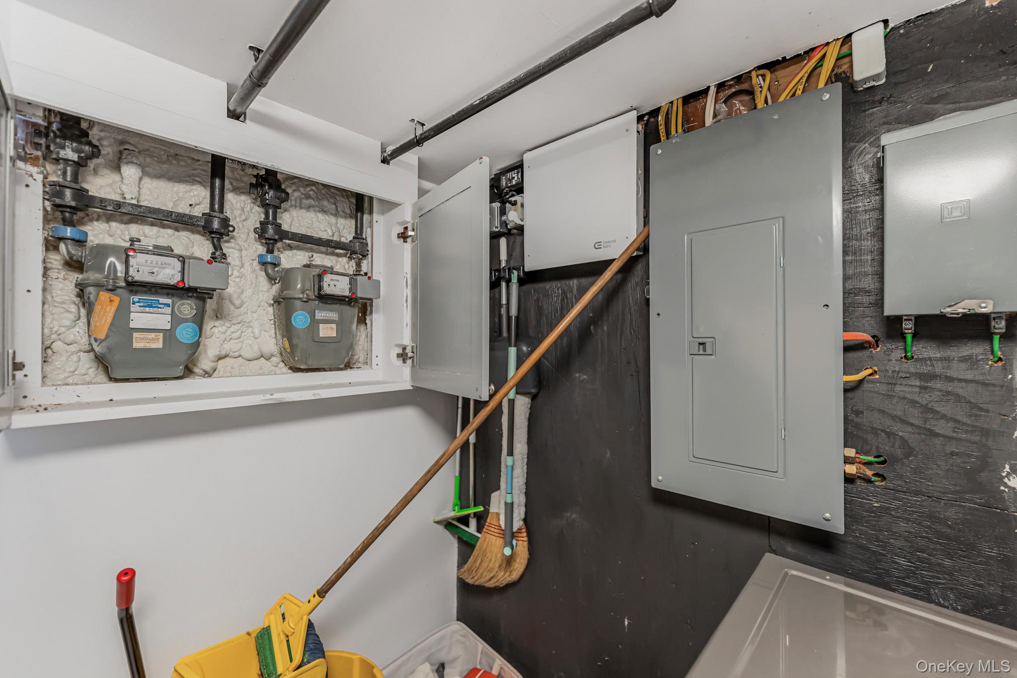 9 Lyons Place New Rochelle, NY 10801 - Photo 13 of 20 Utility room featuring electric panel and gas meter