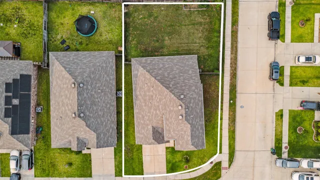 a bird view of a bathroom