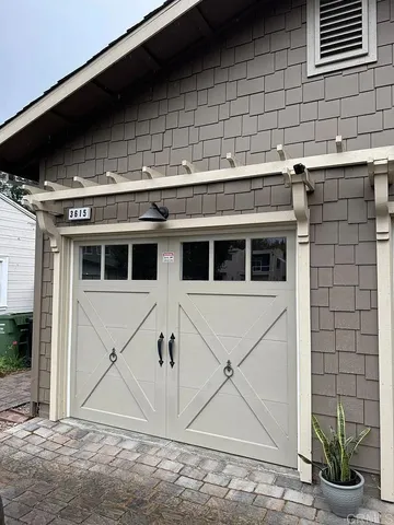 a view of a house with a door