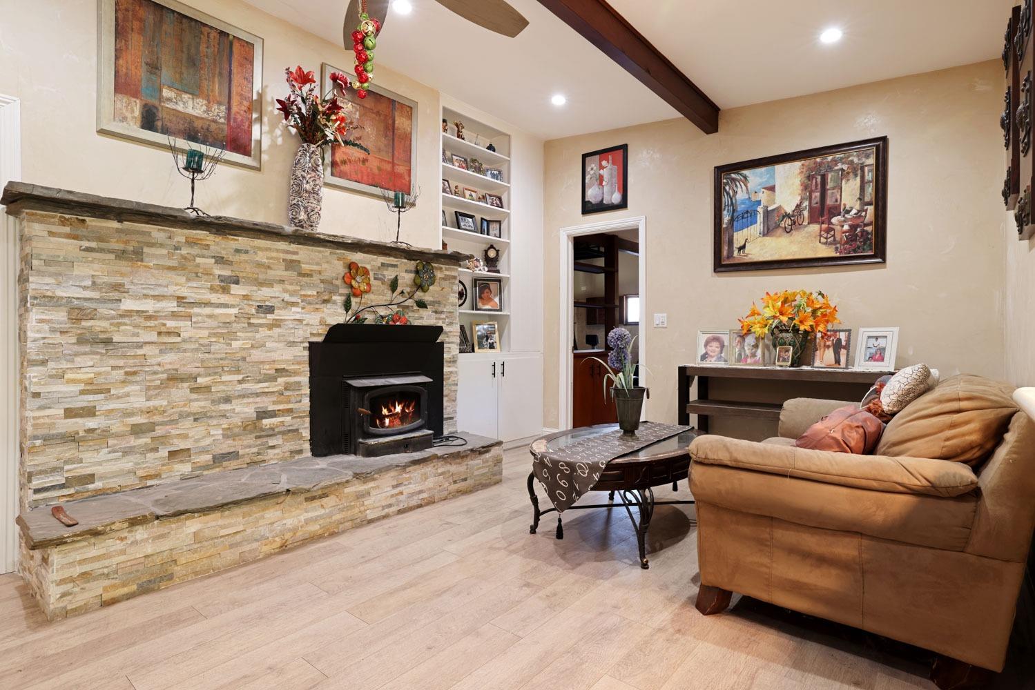 5348 Shippee Lane Stockton, CA 95212 - Photo 20 of 35 a living room with furniture and a fireplace
