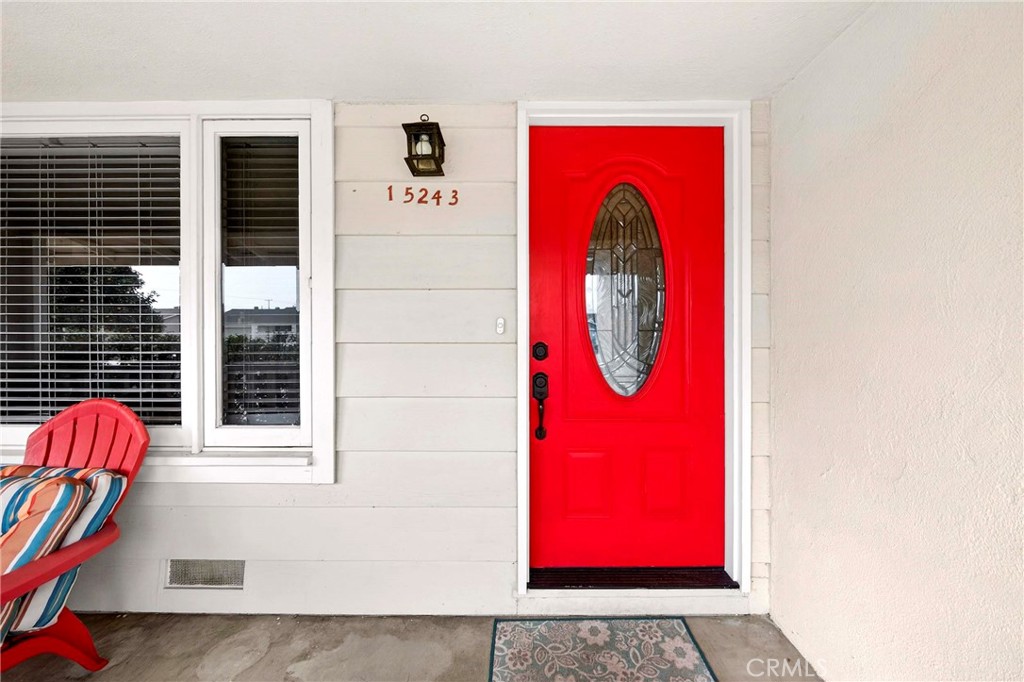15243 Crosswood Road La Mirada, CA 90638 - Photo 3 of 44 a view of a door with a red door