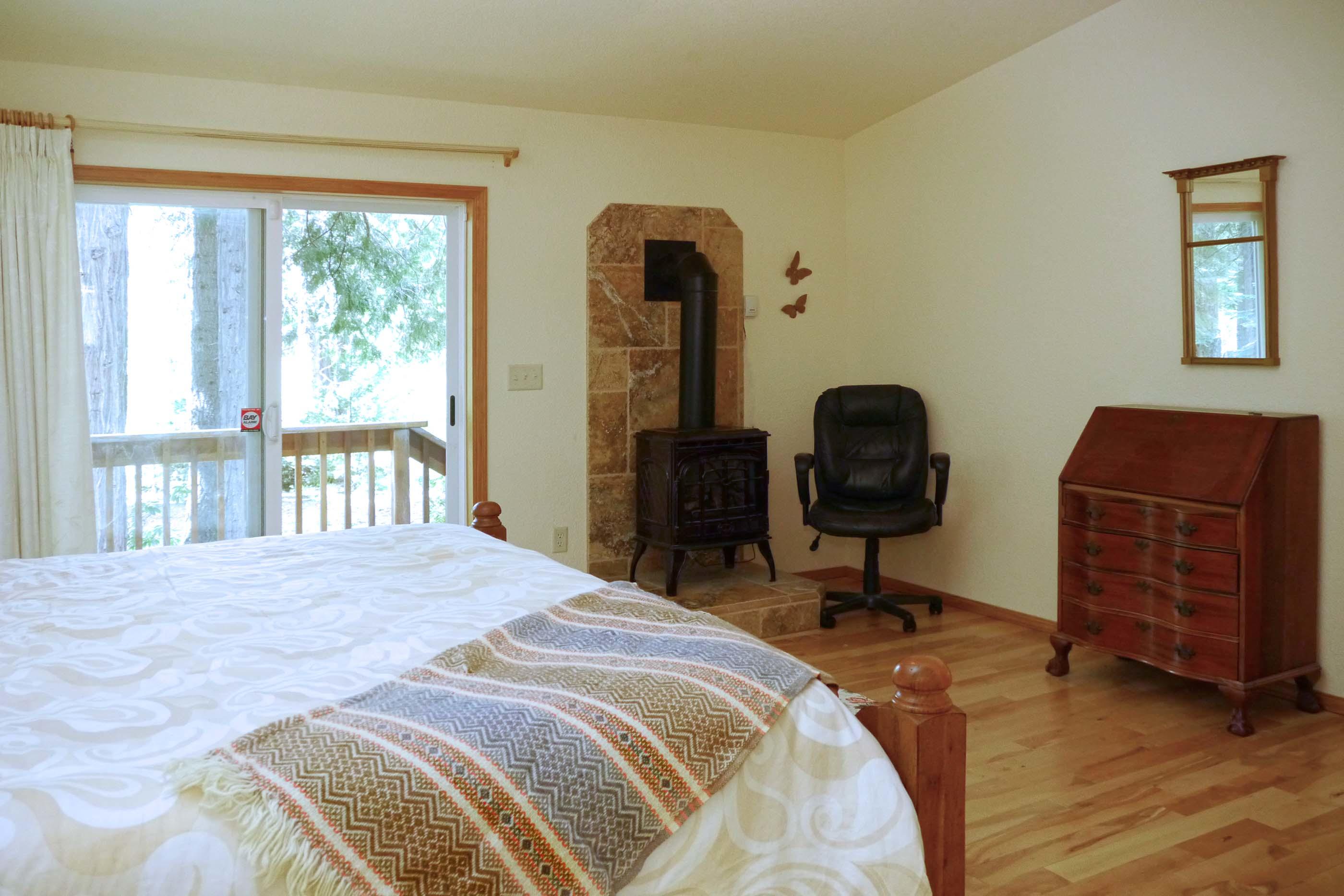 8222 Ritts Mill Road Shingletown, CA 96088 - Photo 38 of 50 Master Bedroom View Stove