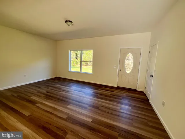 wooden floor in an empty room