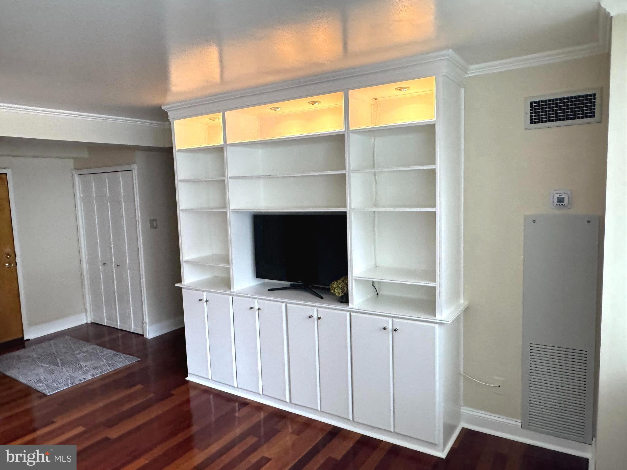 1245 13th Street Northwest, Unit 313 Washington, DC 20005 - Photo 2 of 33 Living room entry foyer - custom built cabinet