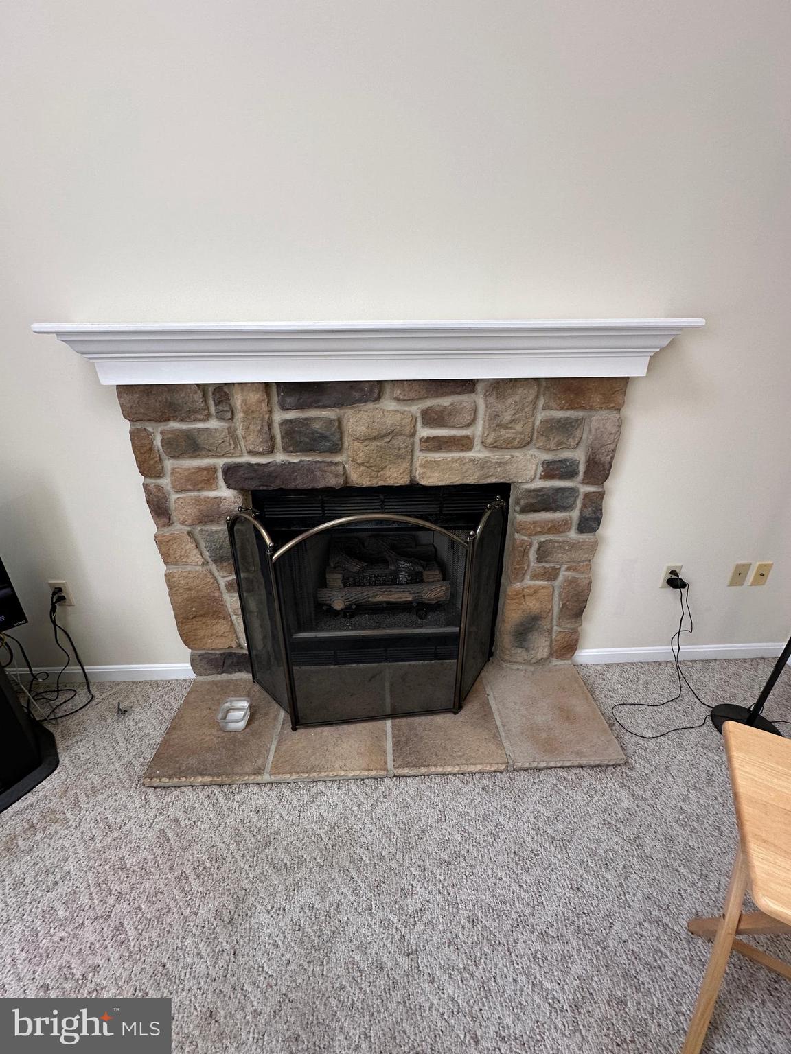 201 Vista Lane White Post, VA 22663 - Photo 41 of 61 a living room with furniture and a fireplace
