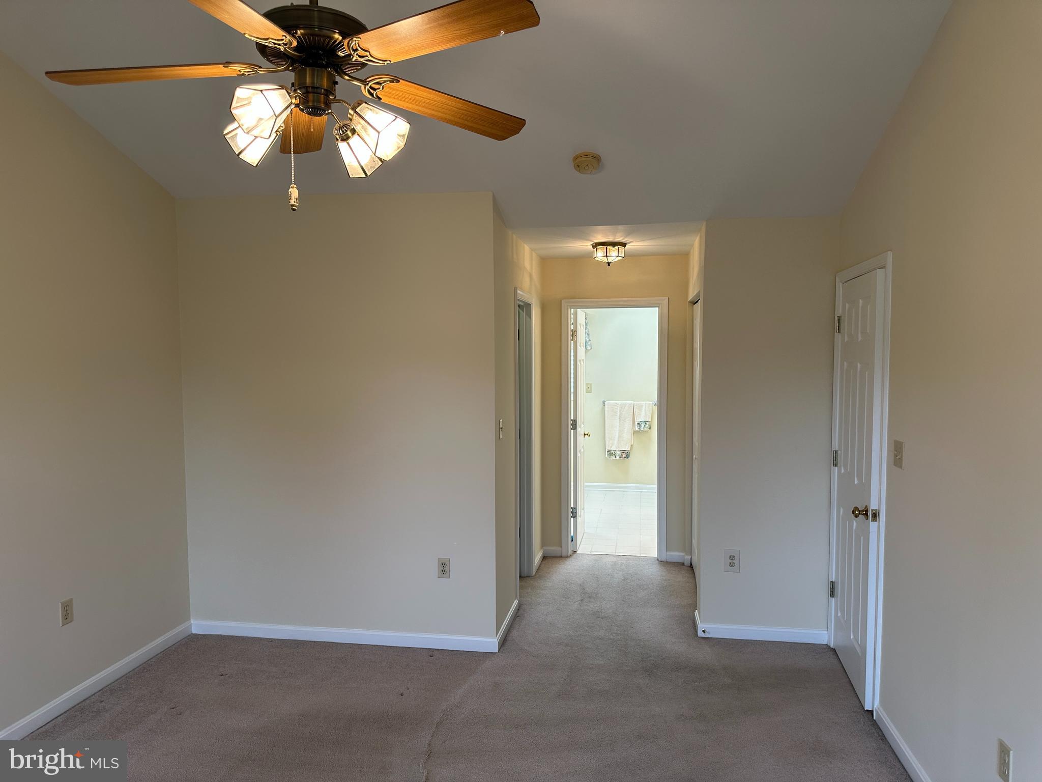 201 Vista Lane White Post, VA 22663 - Photo 44 of 61 an empty room with closet and a chandelier fan