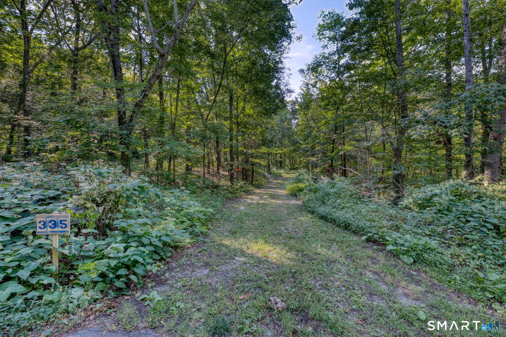 335 Old Post Road Tolland, CT 06084 - Photo 5 of 13 Existing access path leading into the property.