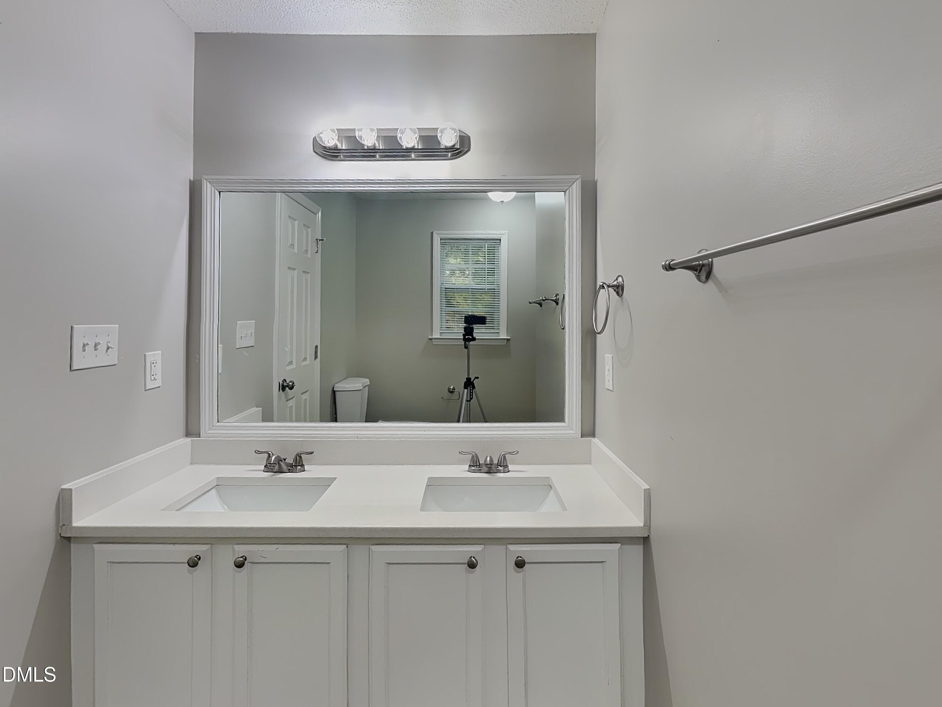 1017 Laurel Leaf Road Zebulon, NC 27597 - Photo 8 of 16 a bathroom with a sink and a mirror