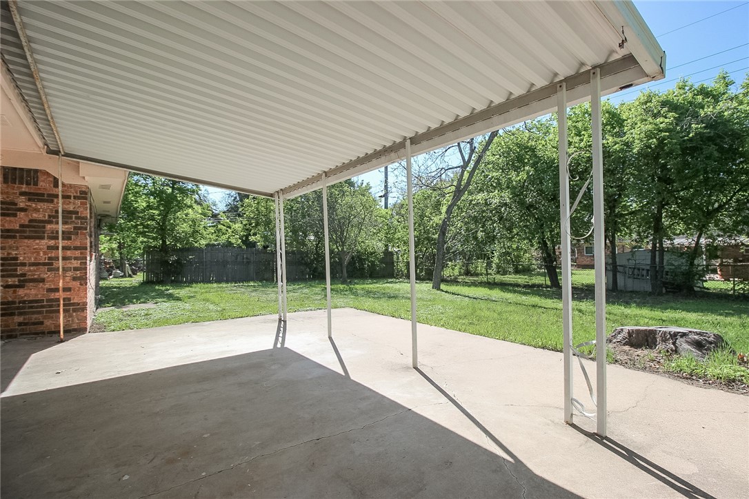 3720 Wingate Drive Waco, TX 76706 - Photo 18 of 18 a view of a house with backyard and porch