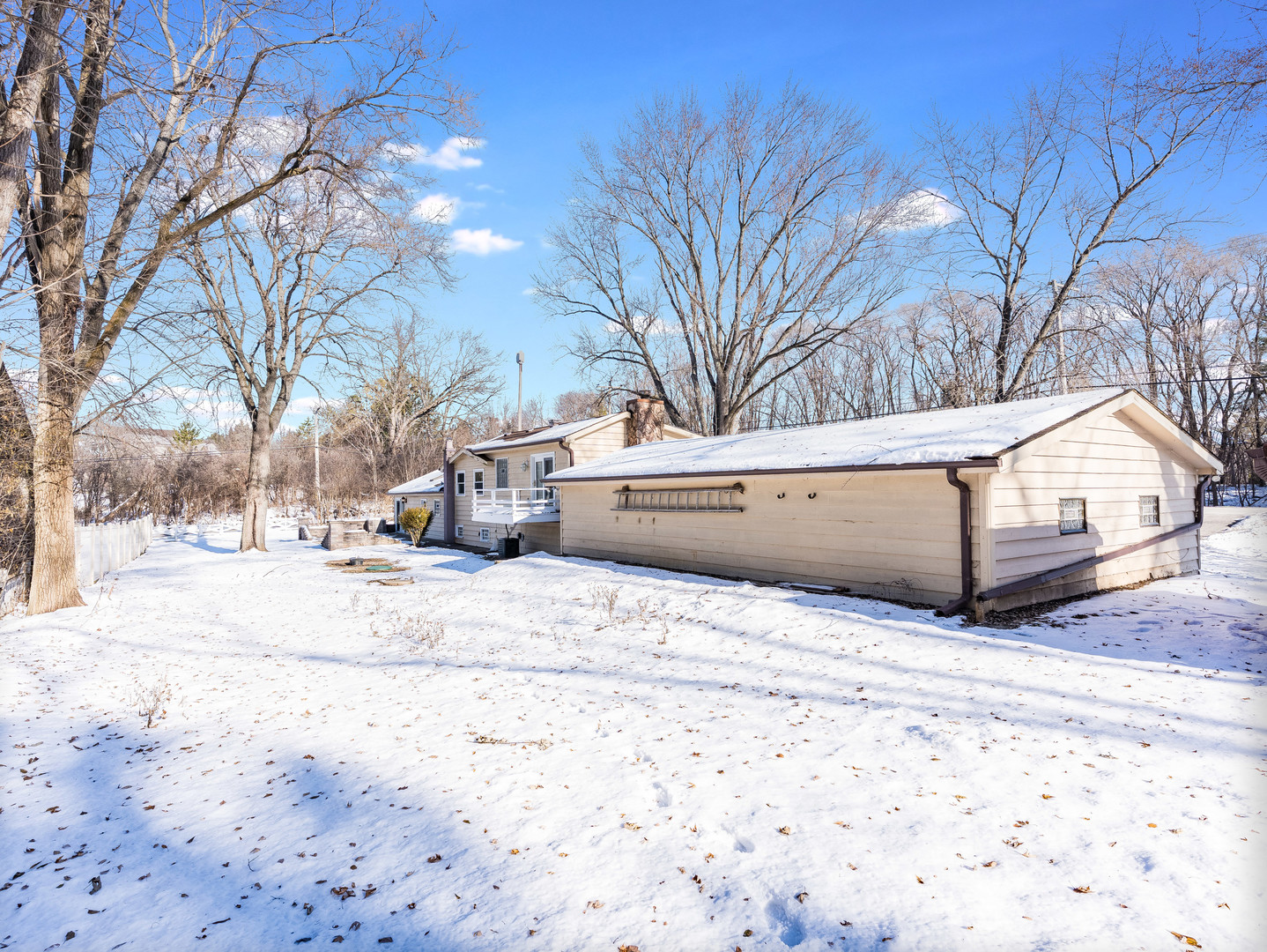 25216 River Road Lake Barrington, IL 60010 - Photo 29 of 36 a view of snow on the side of the road