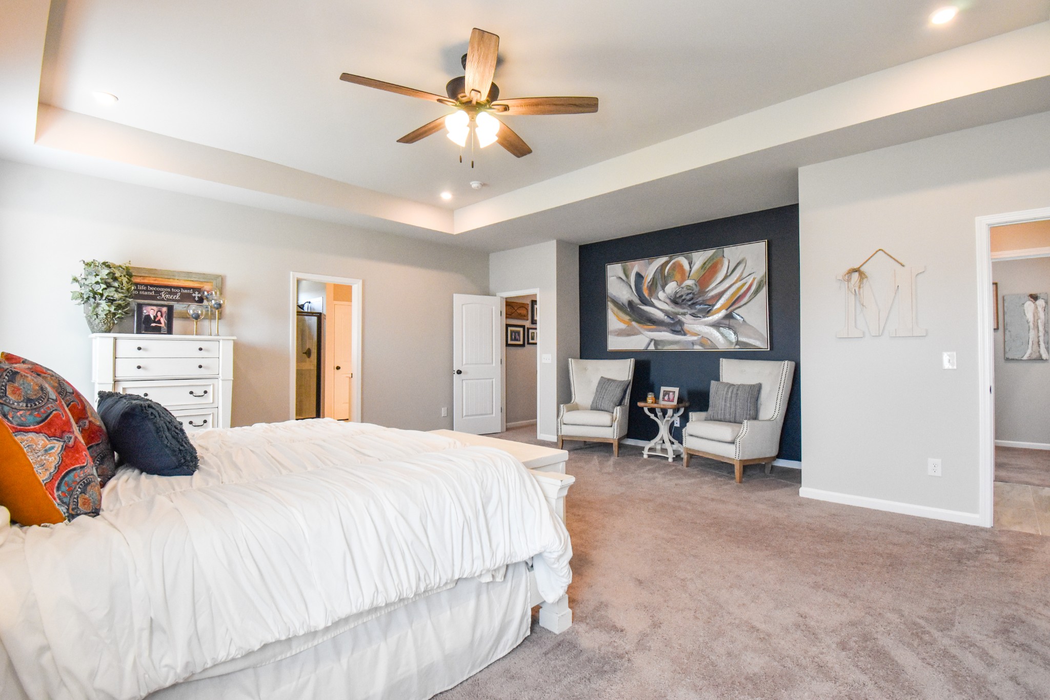 2991 Timewinder Way Columbia, TN 38401 - Photo 15 of 29 a bedroom with a bed gym equipment and a large window