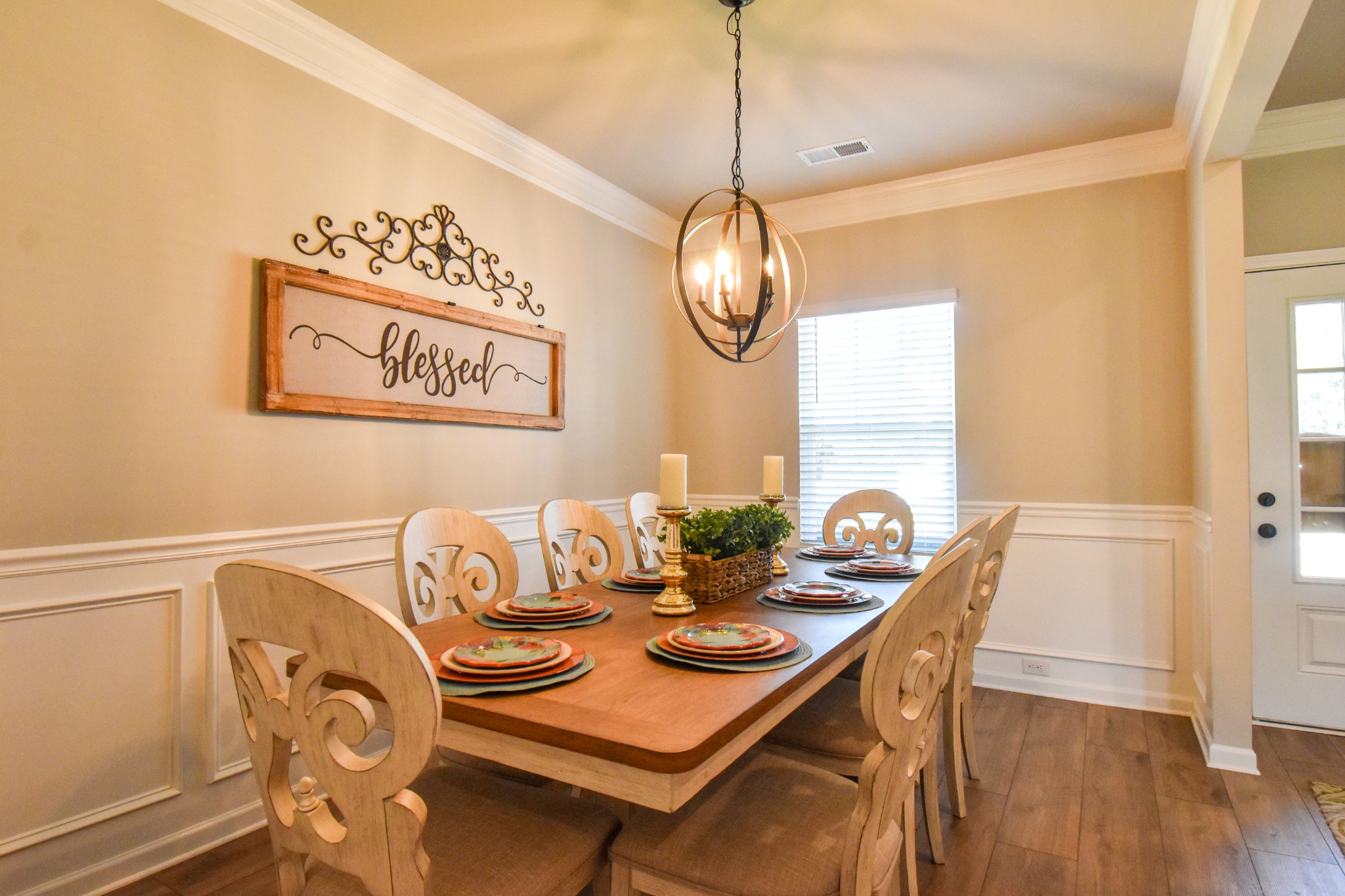 2991 Timewinder Way Columbia, TN 38401 - Photo 4 of 29 a view of a dining room with furniture wooden floor and chandelier