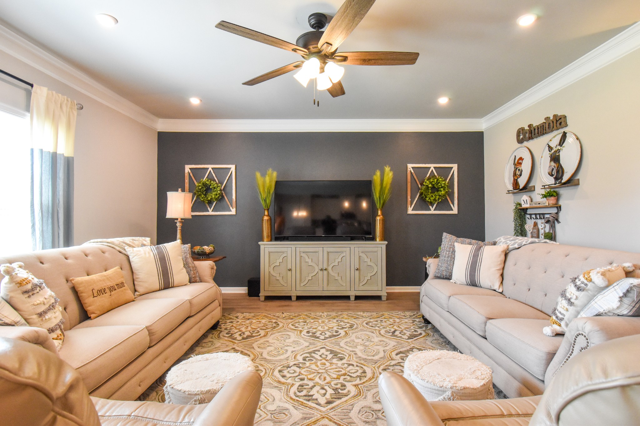 2991 Timewinder Way Columbia, TN 38401 - Photo 7 of 29 a living room with furniture and a flat screen tv