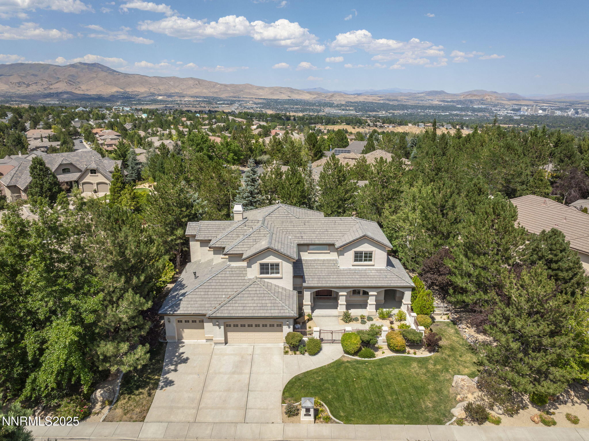 4885 Buckhaven Road Reno, NV 89519 - Photo 46 of 54 an aerial view of a house with a ocean view