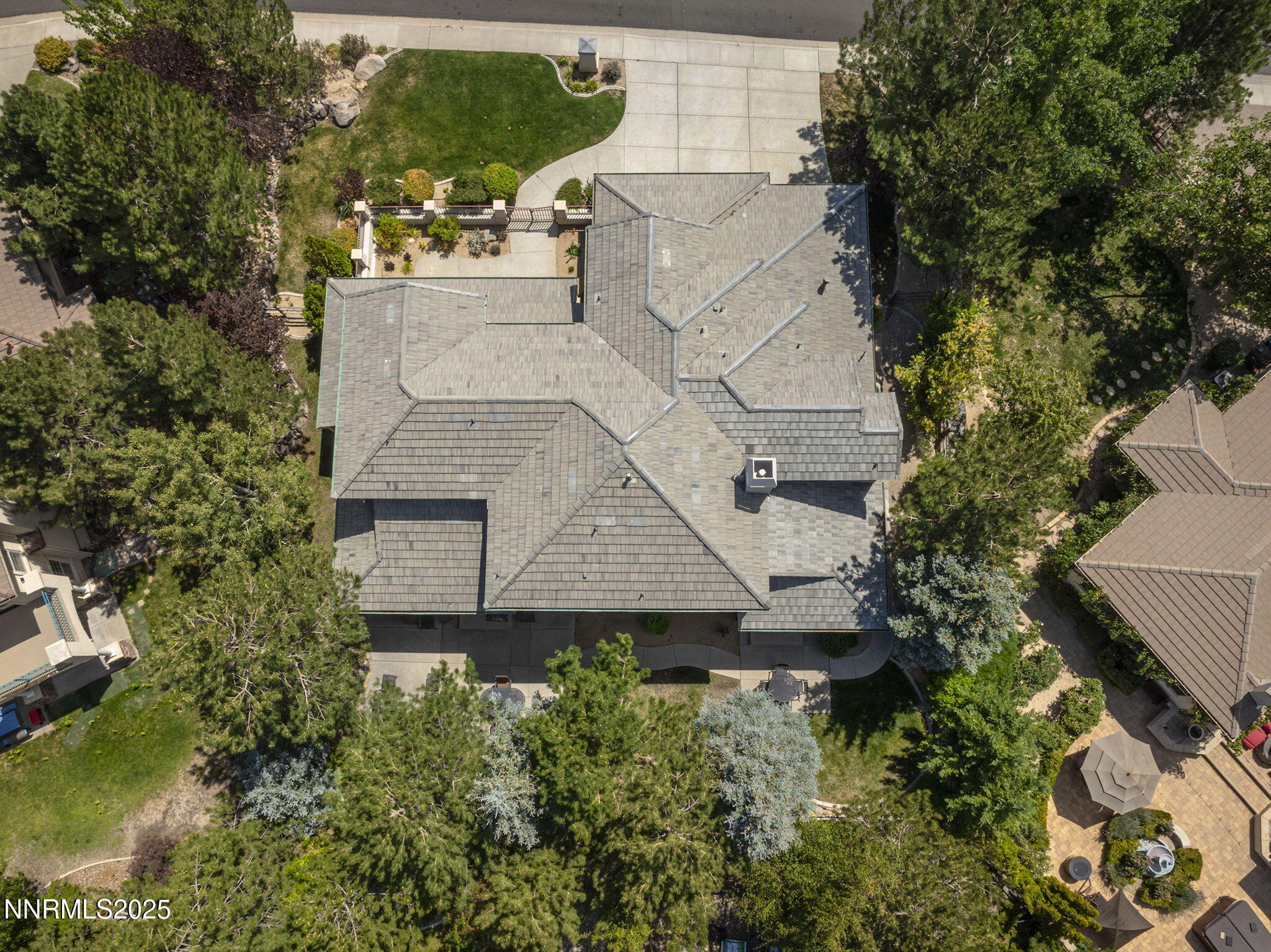 4885 Buckhaven Road Reno, NV 89519 - Photo 47 of 54 an aerial view of a house with a yard