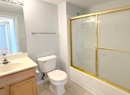 a bathroom with a sink and a toilet