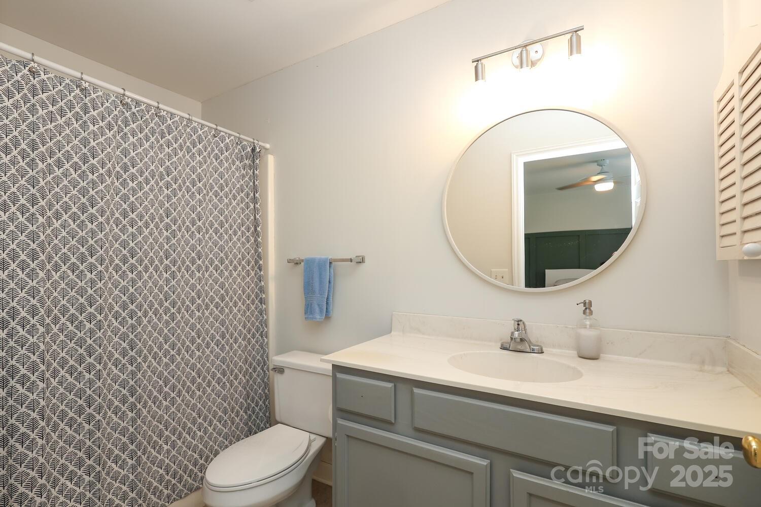 500 Sweetgum Drive, Unit 48C Fort Mill, SC 29715 - Photo 35 of 40 a bathroom with a sink toilet and mirror