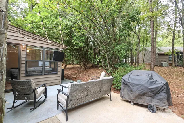 a view of a couches in a patio