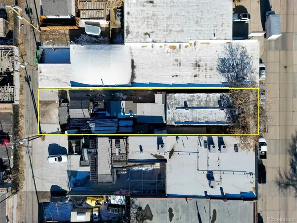 an aerial view of residential building