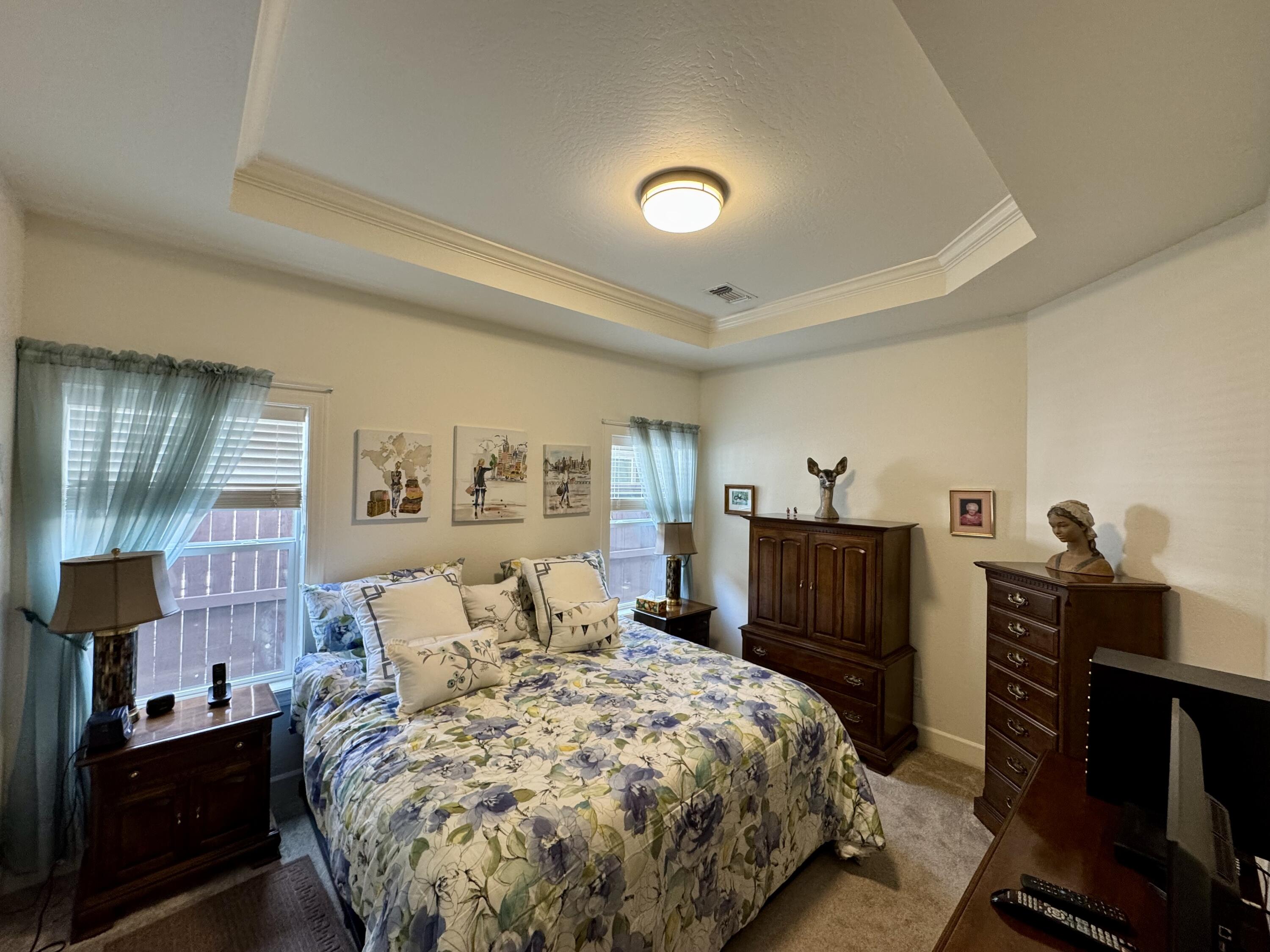 438 Cheney Loop Central Point, OR 97502 - Photo 9 of 15 Primary bedroom coffered ceiling detail