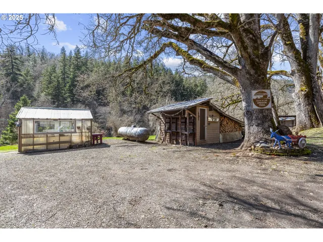 a view of outdoor space with seating area