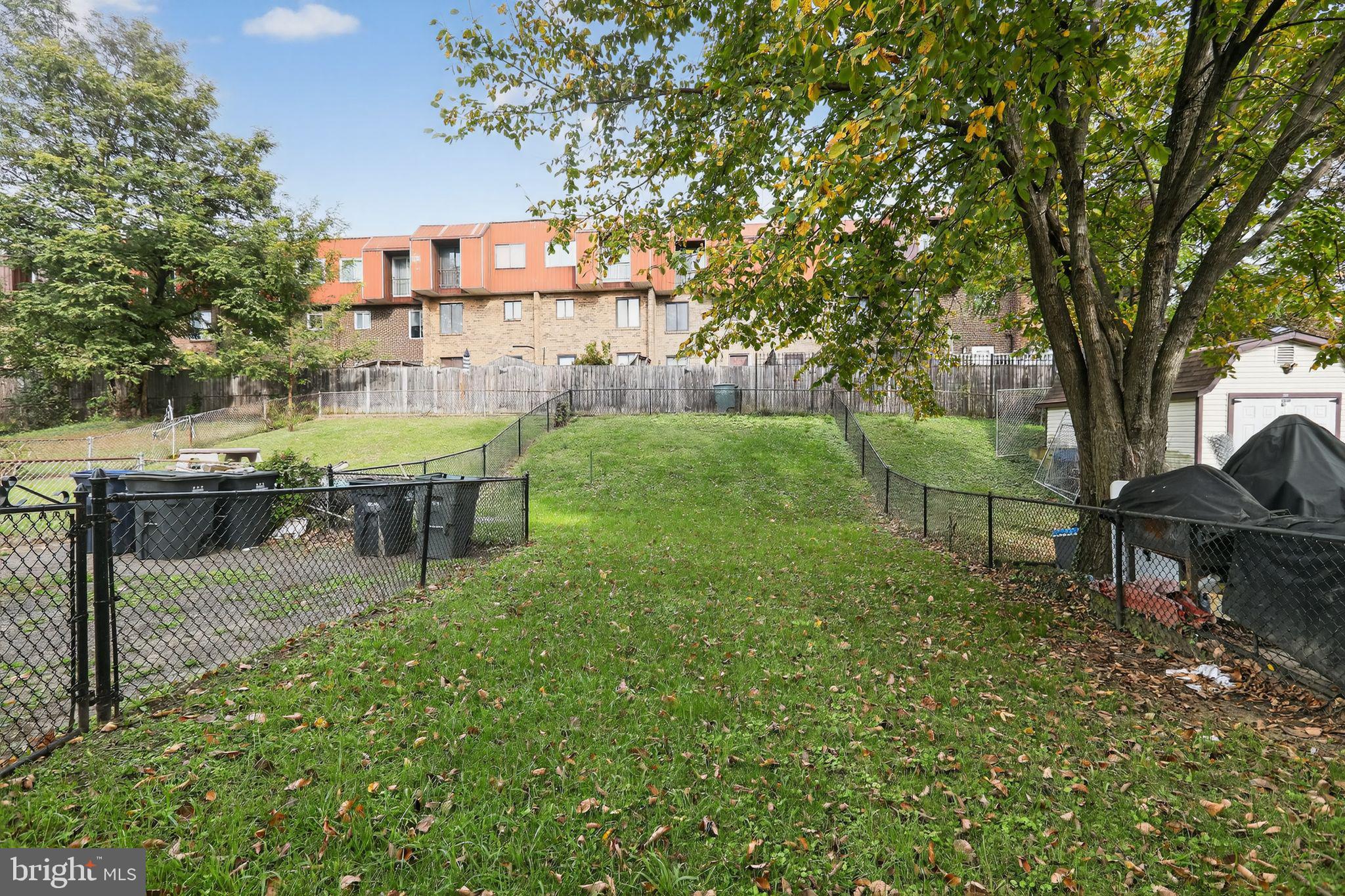 1432 41st Street Southeast Washington, DC 20020 - Photo 27 of 29 a view of backyard with seating area and green space