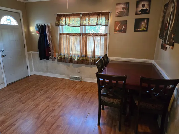a room with furniture and window
