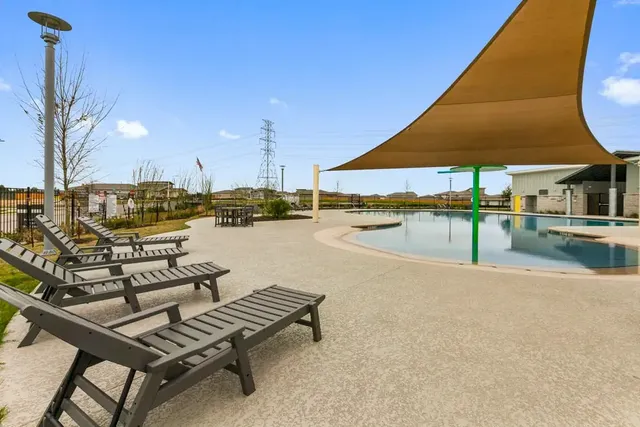 a view of a terrace with chairs