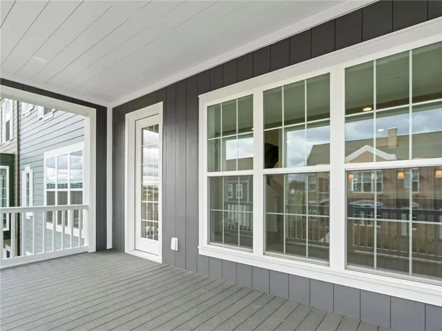 a view of front door