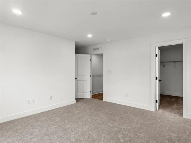 a view of an empty room