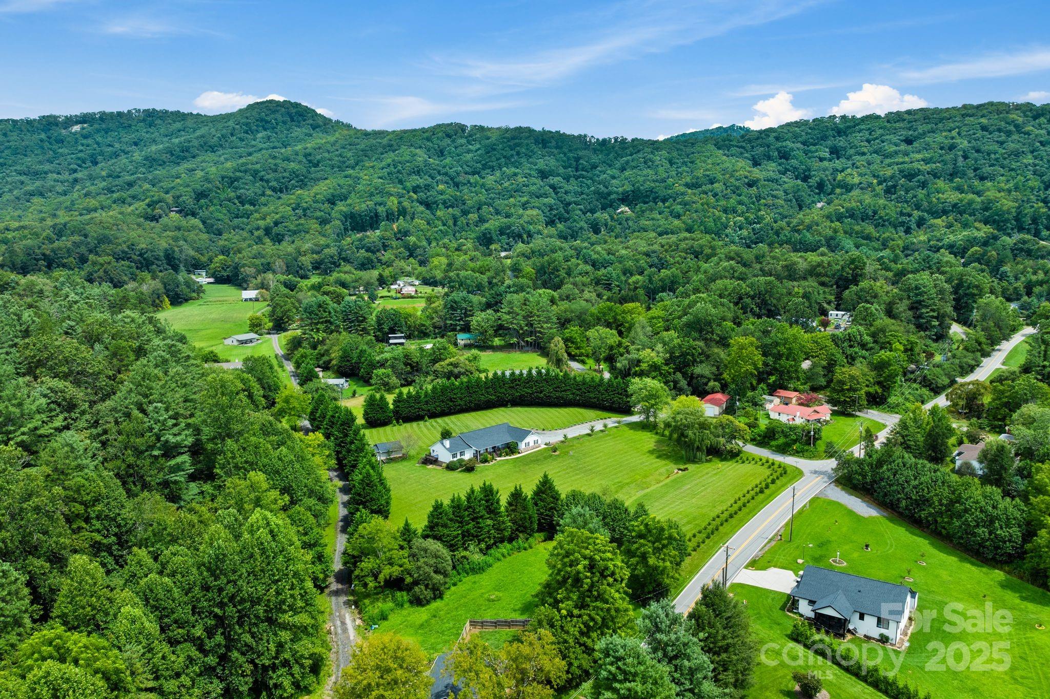 6 Sayles Town Road Fairview, NC 28730 - Photo 41 of 43 a view of a lush green outdoor space with a lake view