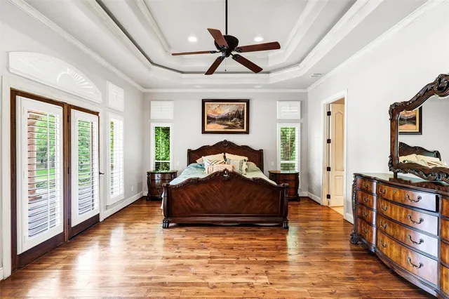 a bed room with a bed and a fireplace