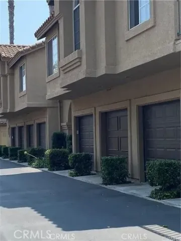 a front view of multiple houses