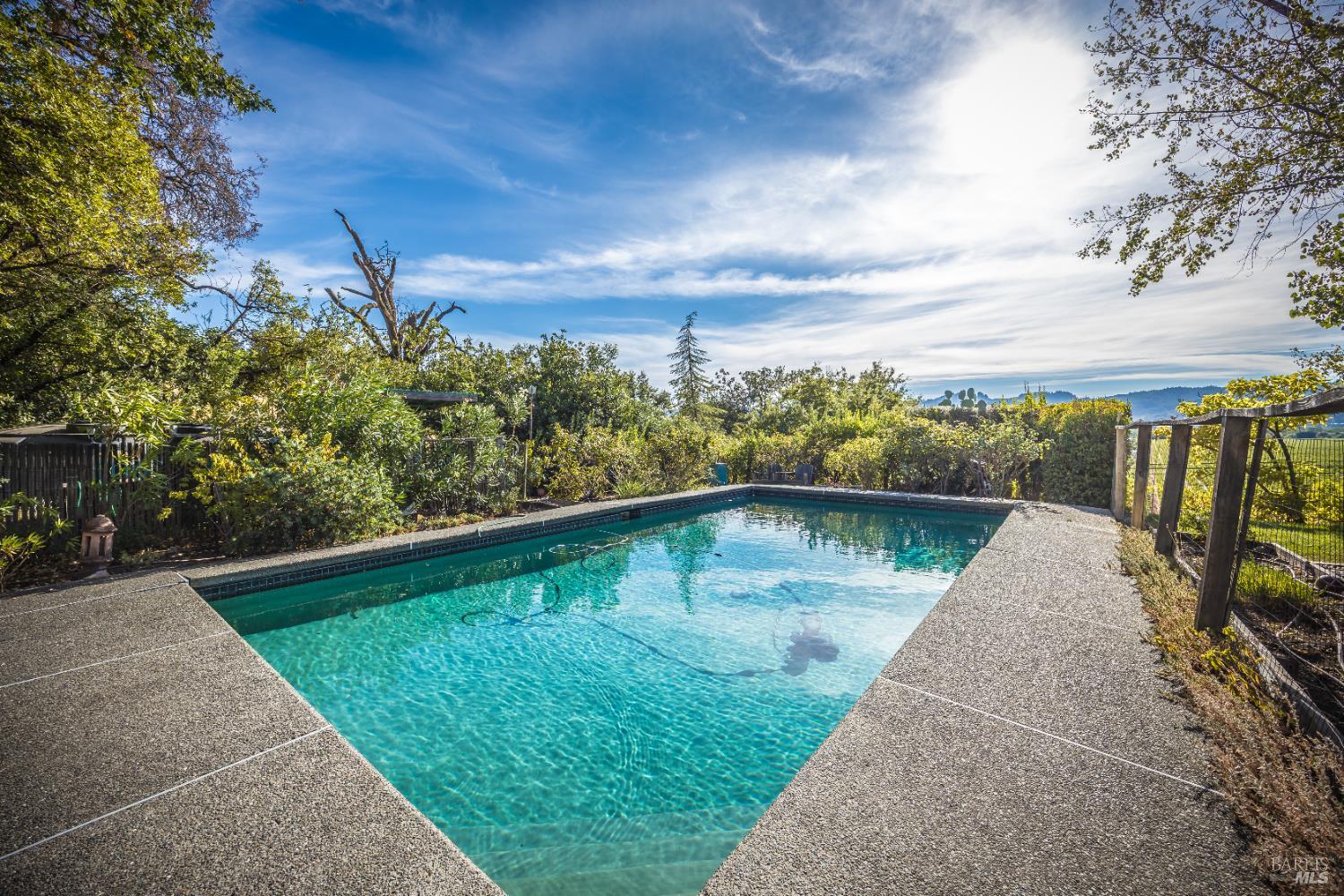 28678 River Road Cloverdale, CA 95425 - Photo 17 of 36 a view of a swimming pool with a lake view