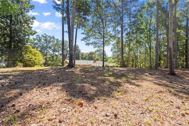 a view of outdoor space and deck