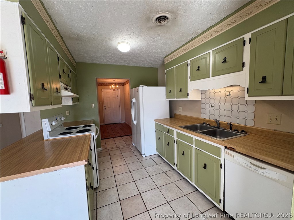 6324 Stoney Point Loop Fayetteville, NC 28306 - Photo 8 of 24 a kitchen with a stove and a refrigerator
