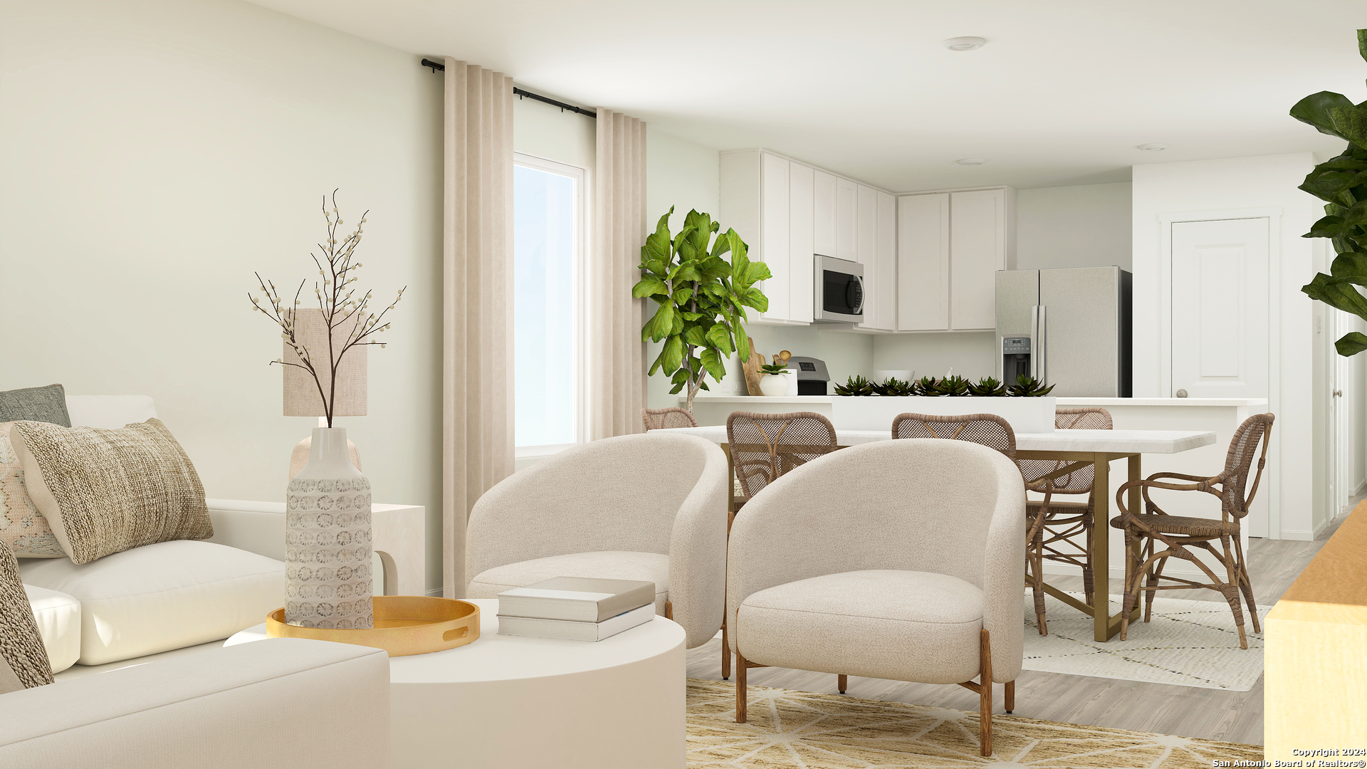 11922 Spiderwort Ridge Converse, TX 78109 - Photo 4 of 25 a living room with furniture and a potted plant
