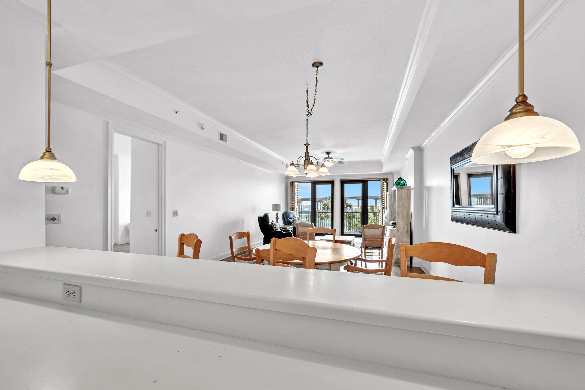 5 Calhoun Avenue, Unit 203 Destin, FL 32541 - Photo 18 of 67 Breakfast Bar:Dining:Living