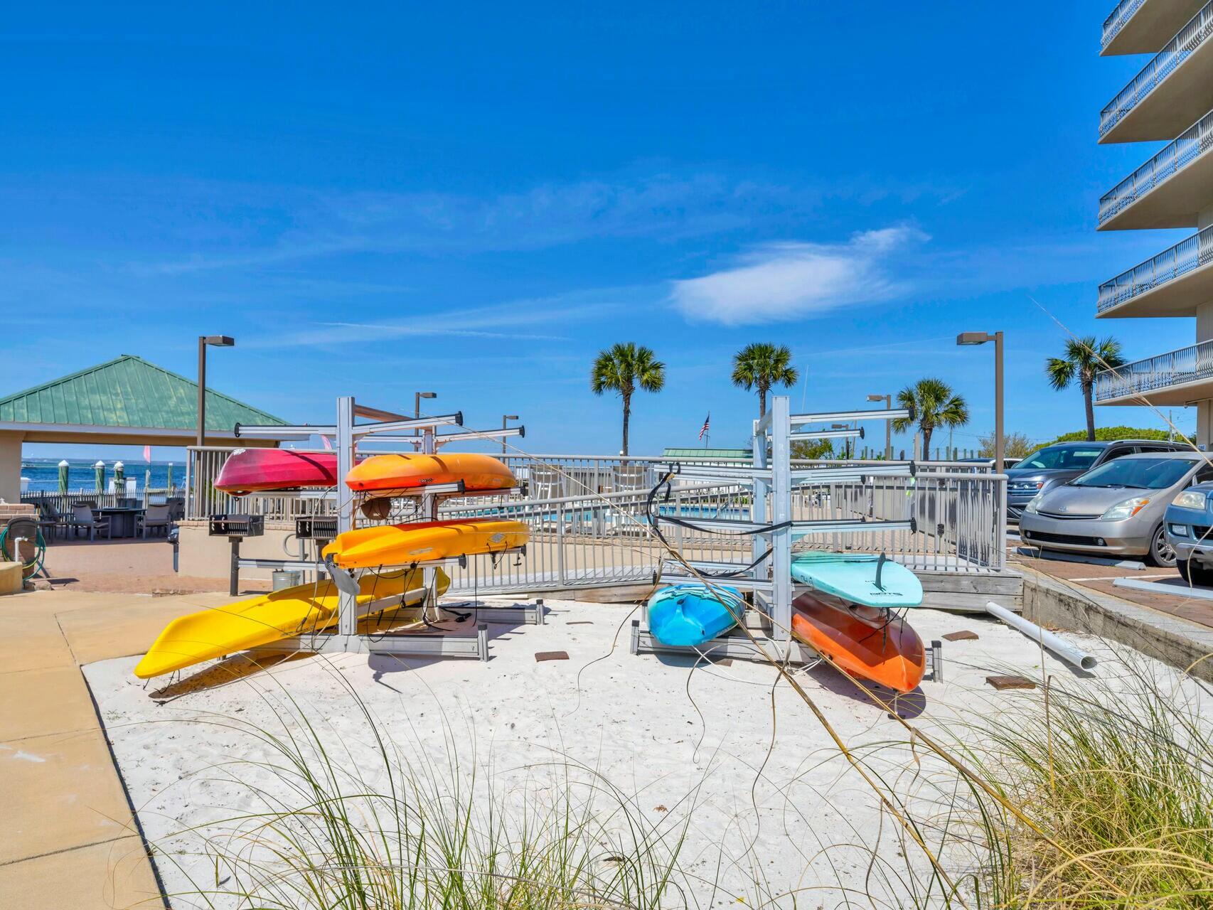 5 Calhoun Avenue, Unit 203 Destin, FL 32541 - Photo 50 of 67 SMPW Kayak/Paddleboard Racks
