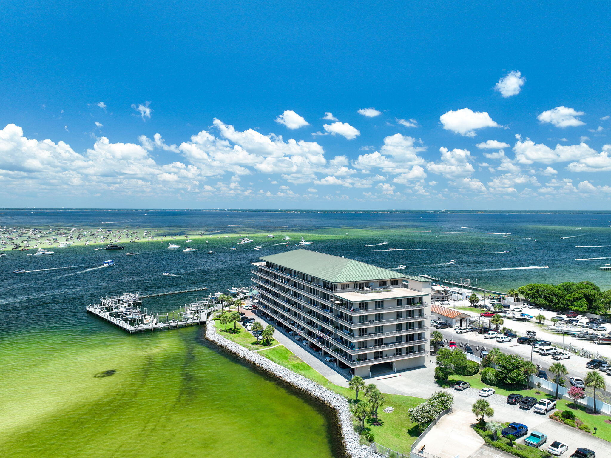 5 Calhoun Avenue, Unit 203 Destin, FL 32541 - Photo 56 of 67 a view of a lake from a balcony