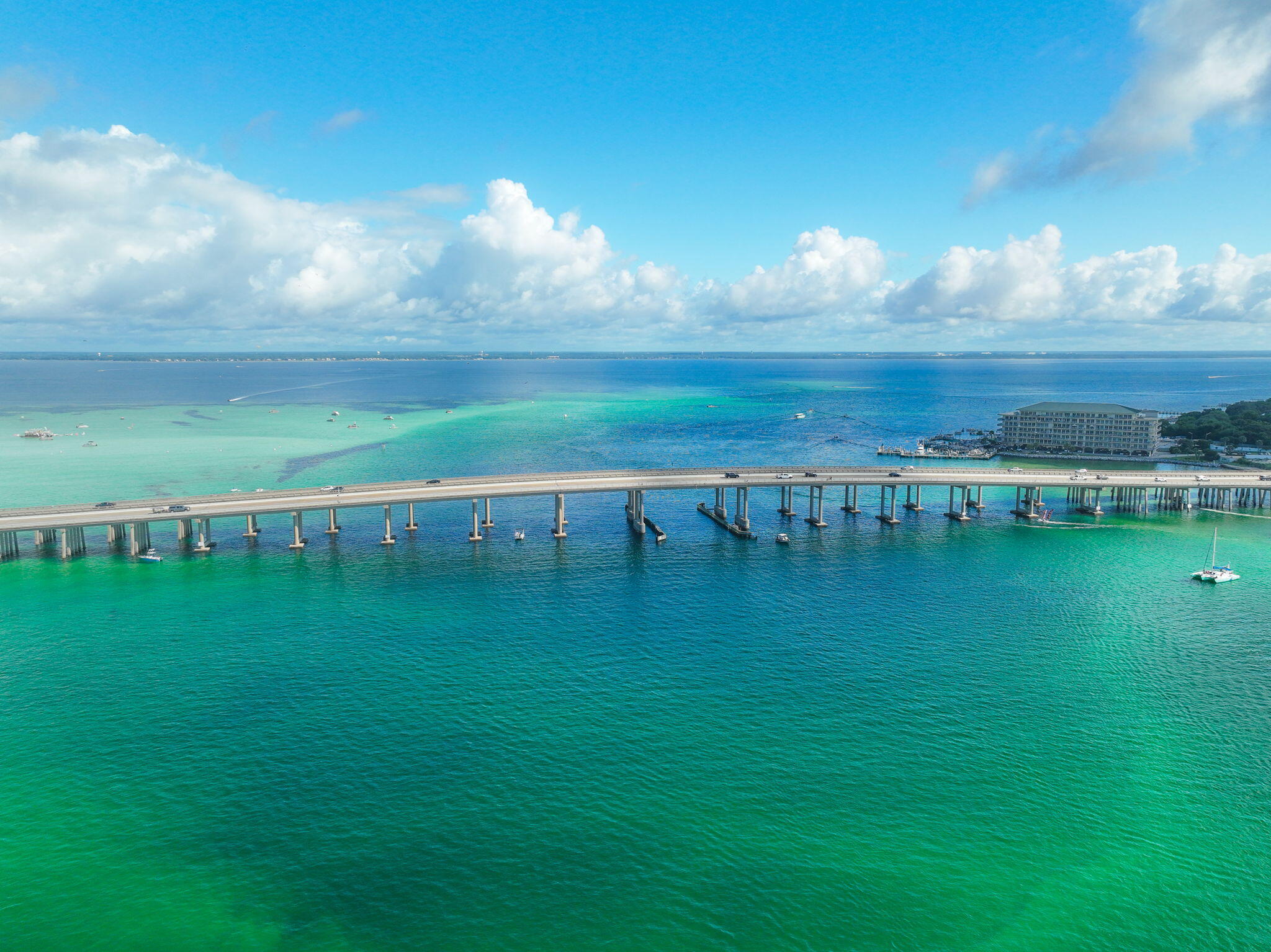 5 Calhoun Avenue, Unit 203 Destin, FL 32541 - Photo 67 of 67 a view of an ocean with a city view