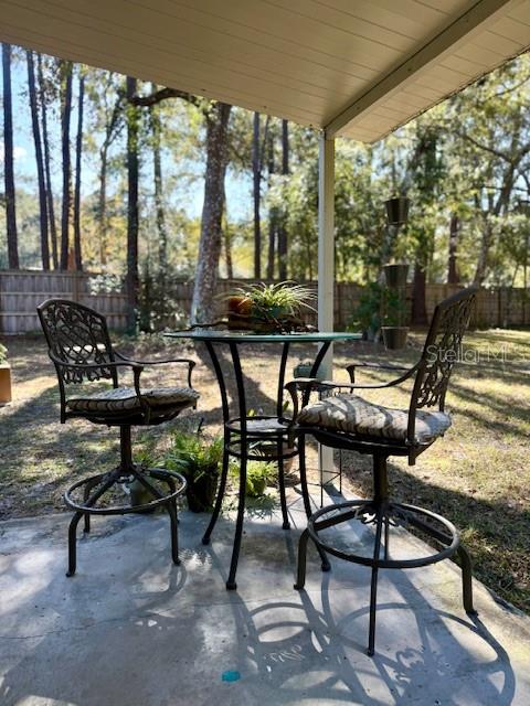 5043 Goodwin Road Brooksville, FL 34601 - Photo 47 of 47 a view of an outdoor space with furniture and sitting area