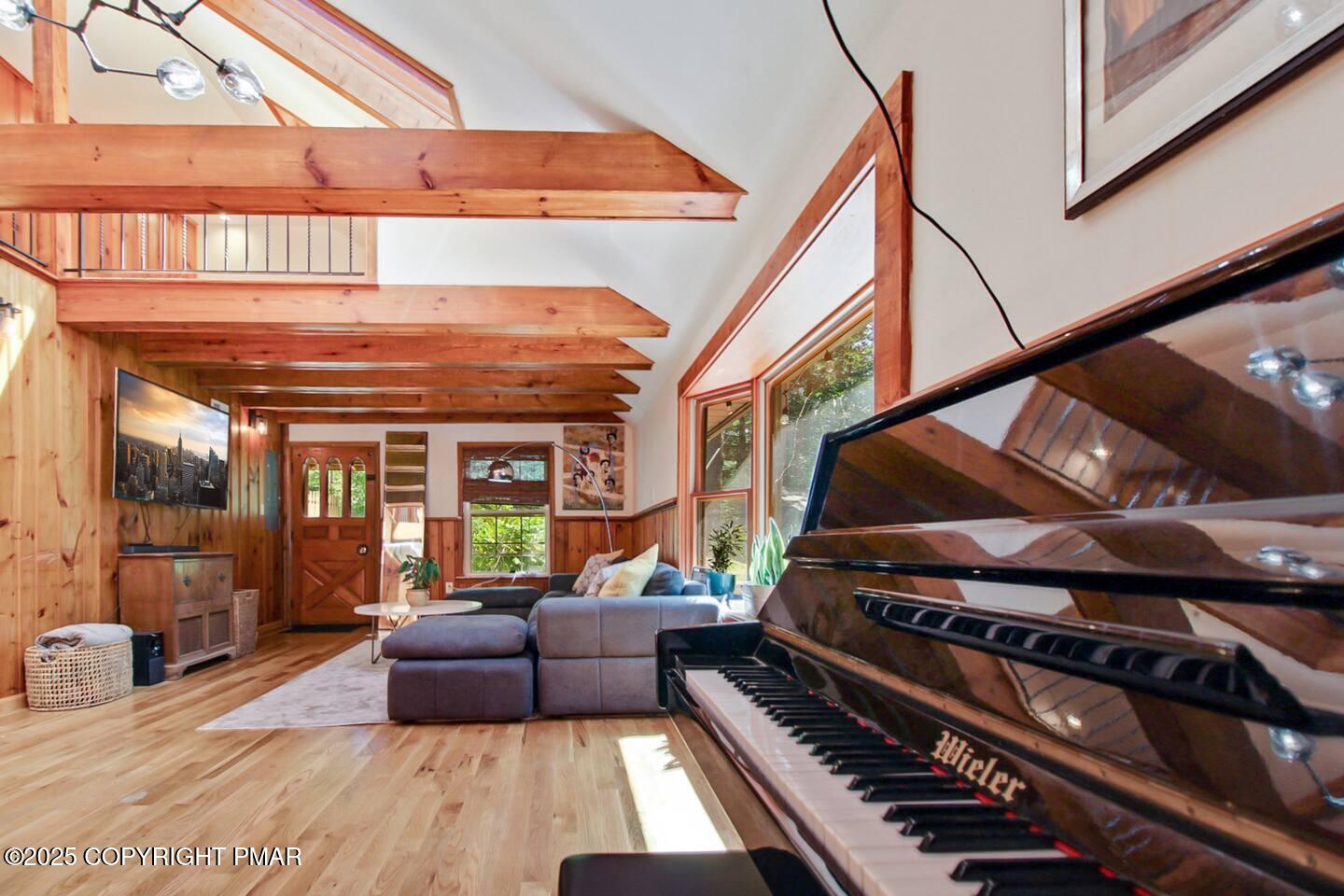 117 Bollinger Road Kunkletown, PA 18058 - Photo 6 of 25 a living room with furniture and a fireplace