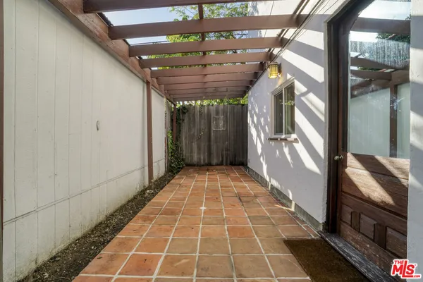 a path view of an empty room