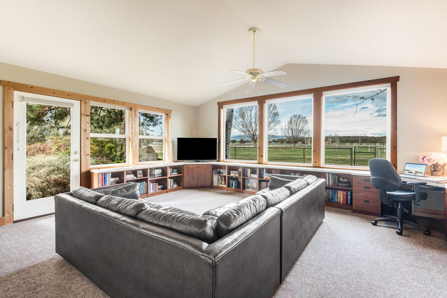 65260 Gerking Market Road Bend, OR 97703 - Photo 13 of 35 a living room with furniture and large windows