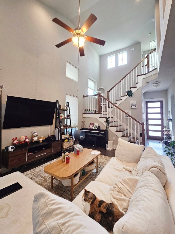 7511 Wildcat Pass Austin, TX 78757 - Photo 12 of 24 a living room with furniture and a flat screen tv