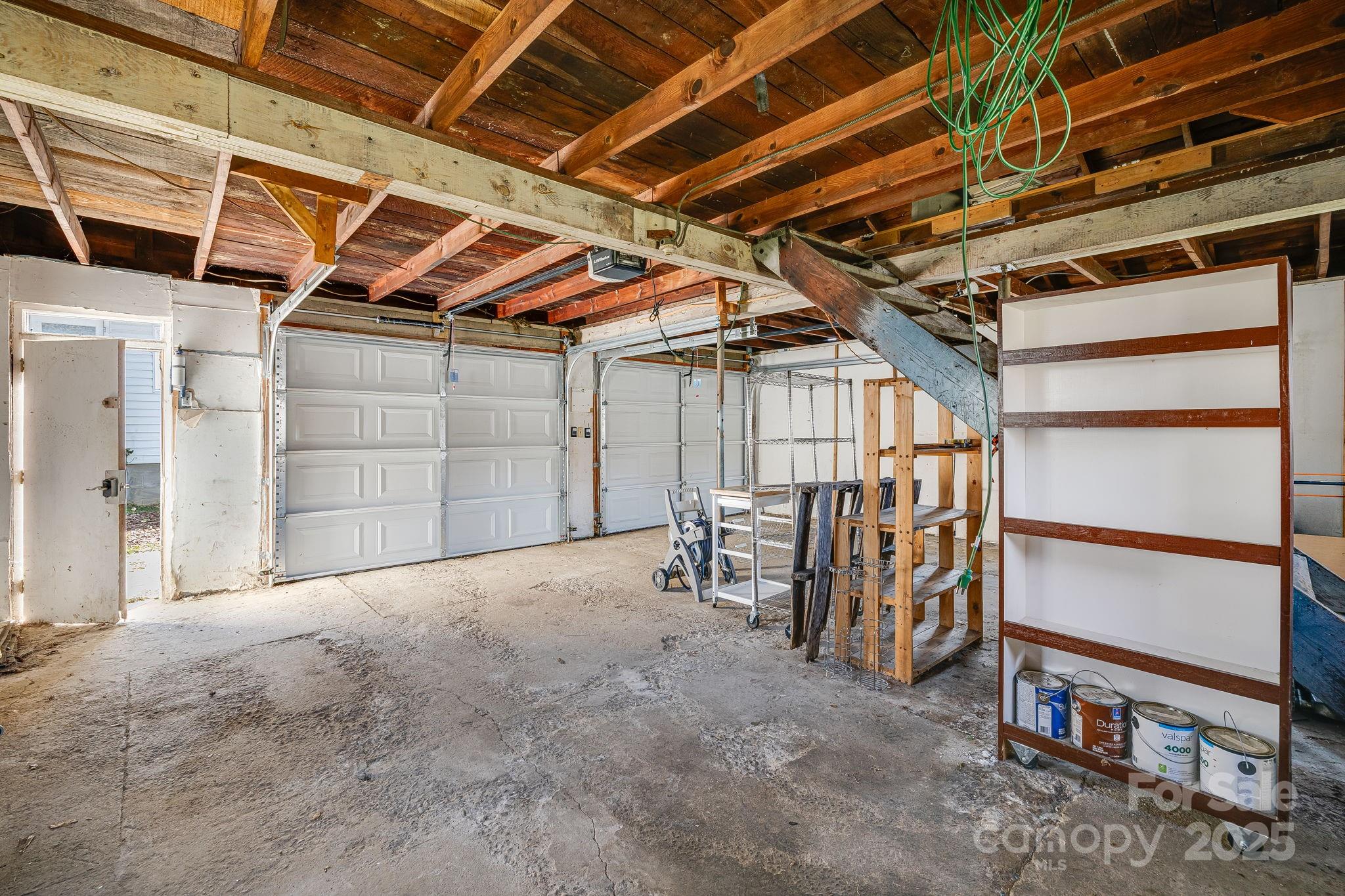 4243 Old Clyde Road Clyde, NC 28721 - Photo 31 of 37 a view of empty room with wooden ceiling