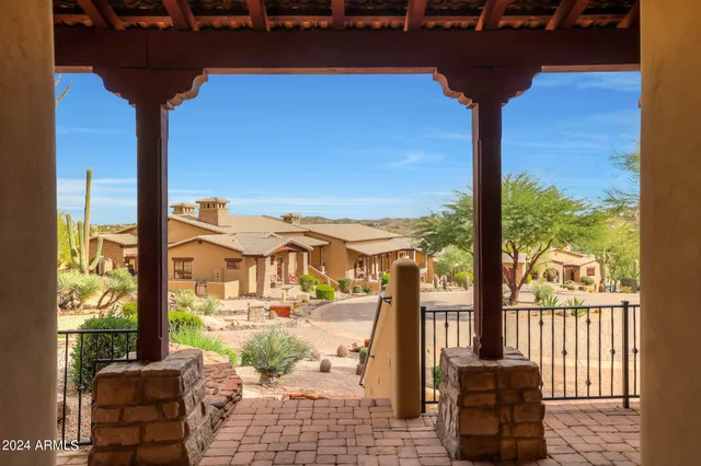 a view of road with houses